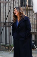 MARISKA HARGITAY on the Set of Law and Order: Special Victims Unit In New York 11/01/2021