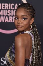 MARSAI MARTIN at American Music Awards 2021 in Los Angeles 11/21/2021