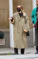 MARY KATE OLSEN Out Shopping on Madison Ave in New York 10/30/2021