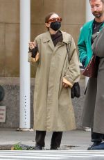 MARY KATE OLSEN Out Shopping on Madison Ave in New York 10/30/2021