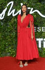MAYA JAMA at 2021 British Fashion Awards in London 11/29/2021