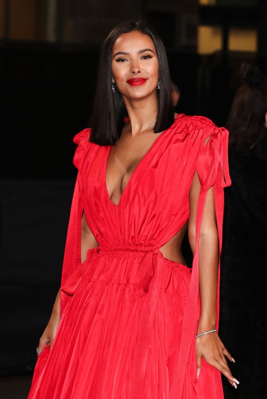 MAYA JAMA at 2021 British Fashion Awards in London 11/29/2021
