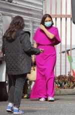 MAYA RUDOLPH on the Set of Human Resources in Los Angeles 11/09/2021