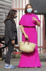 MAYA RUDOLPH on the Set of Human Resources in Los Angeles 11/09/2021