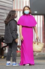 MAYA RUDOLPH on the Set of Human Resources in Los Angeles 11/09/2021