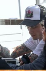 MEGAN FOX and Machine Gun Kelly Out in Santorini 11/10/2021