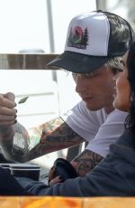 MEGAN FOX and Machine Gun Kelly Out in Santorini 11/10/2021