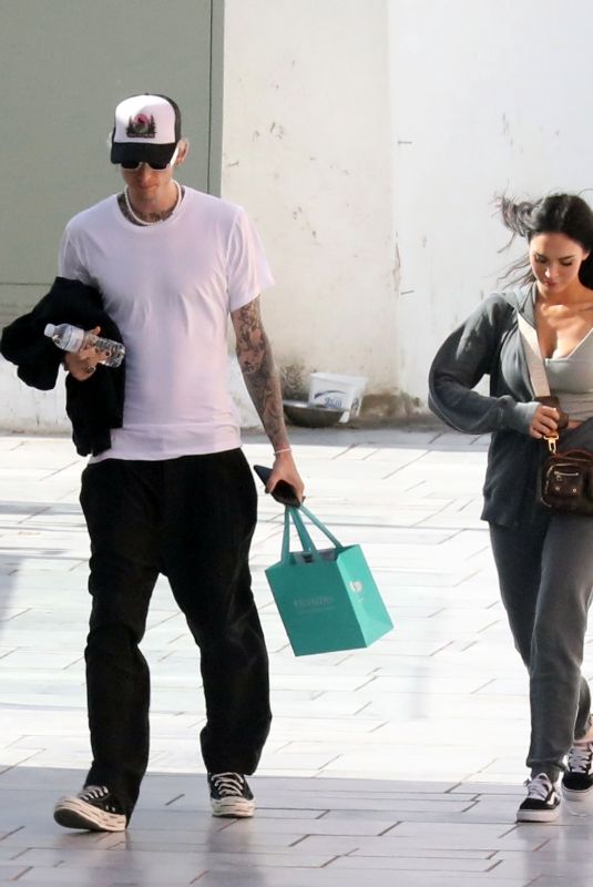 MEGAN FOX and Machine Gun Kelly Out in Santorini 11/10/2021