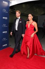 MEGHAN MARKLE and Prince Harry Arrives at 2021 Salute to Freedom Gala in New York 11/10/2021