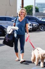 MELORA HARDIN Out with Her Dog in Los Angeles 10/29/2021