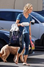 MELORA HARDIN Out with Her Dog in Los Angeles 10/29/2021