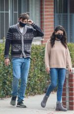 MILA KUNIS and Ashton Kutcher Out in West Hollywood 11/19/2021