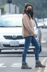 MILA KUNIS and Ashton Kutcher Out in West Hollywood 11/19/2021
