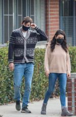 MILA KUNIS and Ashton Kutcher Out in West Hollywood 11/19/2021