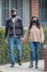 MILA KUNIS and Ashton Kutcher Out in West Hollywood 11/19/2021
