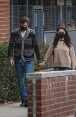 MILA KUNIS and Ashton Kutcher Out in West Hollywood 11/19/2021