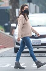MILA KUNIS and Ashton Kutcher Out in West Hollywood 11/19/2021