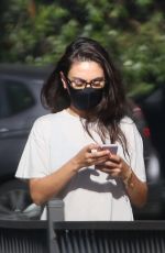 MILA KUNIS Out and About in Beverly Hills 11/04/2021