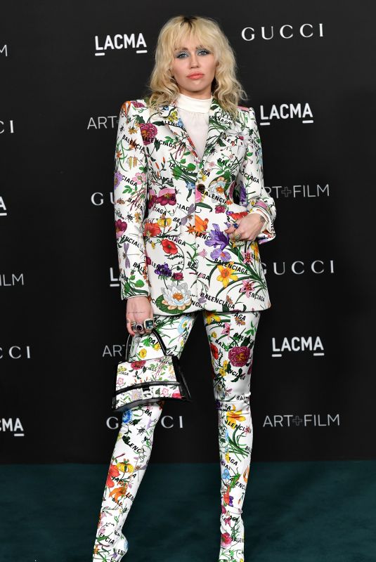 MILEY CYRUS at 10th Annual LACMA ART+FILM GALA in Los Angeles 11/06/2021