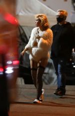 MILEY CYRUS Heading to Shoot a Video in Hollywood 11/10/2021