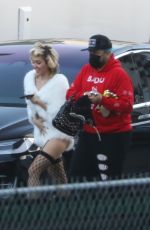 MILEY CYRUS Heading to Shoot a Video in Hollywood 11/10/2021