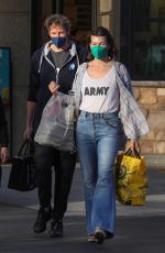 MILLA JOVOVICH Out Shopping in Los Feliz 11/22/2021