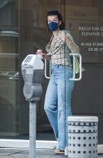 MILLA JOVOVICH Out Shopping on Rodeo Drive in Beverly Hills 11/01/2021