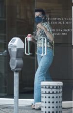 MILLA JOVOVICH Out Shopping on Rodeo Drive in Beverly Hills 11/01/2021