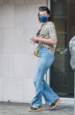 MILLA JOVOVICH Out Shopping on Rodeo Drive in Beverly Hills 11/01/2021