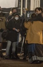 MILLIE BOBBY BROWN on the Set of Enola Holmes 2 in London 11/17/2021