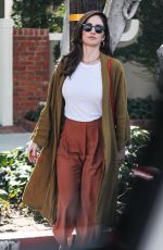 MINKA KELLY Out for Coffee at Alfred in West Hollywood 11/09/2021