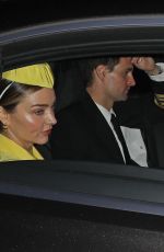 MIRANDA KERR and Evan Spiegel Leaves a Halloween Party in Beverly Hills 10/30/2021