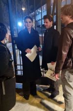 MONICA BELLUCCI Leaves a Theatre in Rome 11/23/2021