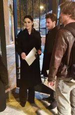 MONICA BELLUCCI Leaves a Theatre in Rome 11/23/2021