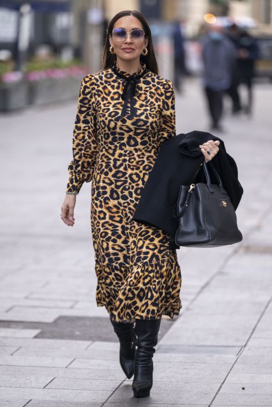 MYLEENE KLASS Arrives at Global Studios in London 11/29/2021