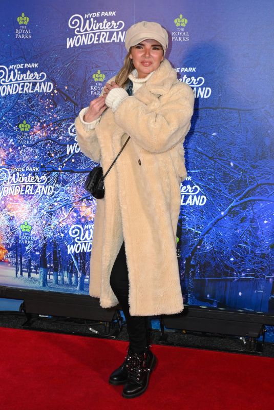 NADINE COYLE at Hyde Park Winter Wonderland VIP Launch in London 11/18/2021