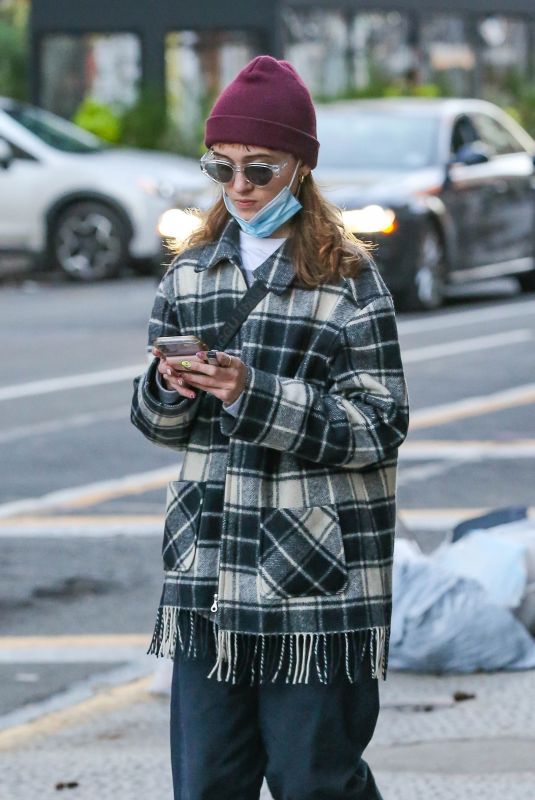 NATALIA DYER Out and About in New York 11/01/2021