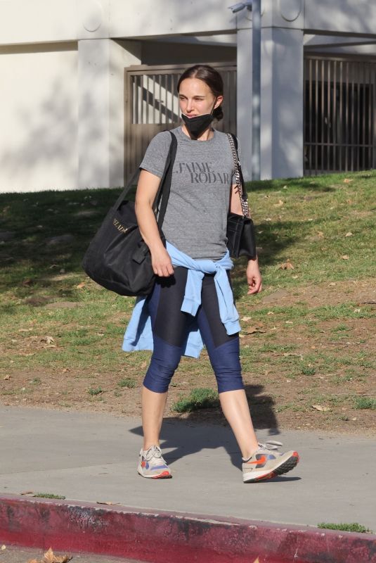 NATALIE PORTMAN Out in Los Angeles 11/15/2021