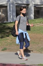 NATALIE PORTMAN Takes Her Daughter to Swimming Lessons in Los Angeles 11/15/2021