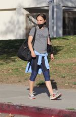 NATALIE PORTMAN Takes Her Daughter to Swimming Lessons in Los Angeles 11/15/2021