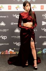 NICKI NICOLE at LOS40 Music Awards in Palma de Mallorca 11/12/2021