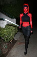 NICKY WHELAN Arrives at a Halloween Party in Hollywood 10/30/2021