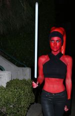 NICKY WHELAN Arrives at a Halloween Party in Hollywood 10/30/2021