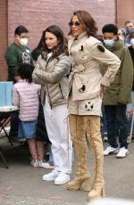 NICOLE ARI PARKER on the Set of And Just Like That in New York 11/03/2021