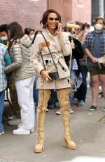 NICOLE ARI PARKER on the Set of And Just Like That in New York 11/03/2021