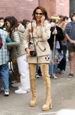 NICOLE ARI PARKER on the Set of And Just Like That in New York 11/03/2021