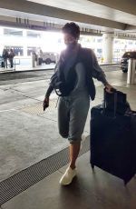 NICOLE MURPHY at LAX Airport in Los Angeles 11/08/2021