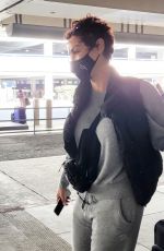 NICOLE MURPHY at LAX Airport in Los Angeles 11/08/2021