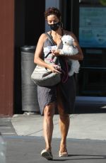 NICOLE MURPHY Out with Her Dog at a Pet Store in Beverly Hills 11/28/2021