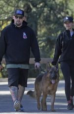 NICOLE RICHIE and Joel Madden Out Hikings with Their Dogs in Los Angeles 11/27/2021